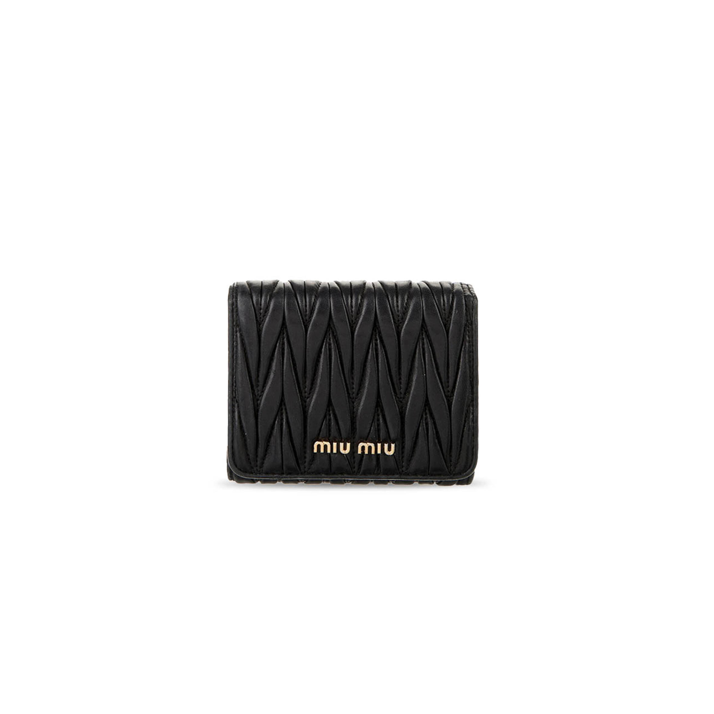 MIU MIU LEATHER QUILTED WALLET 5MV204 (10.5*8cm)